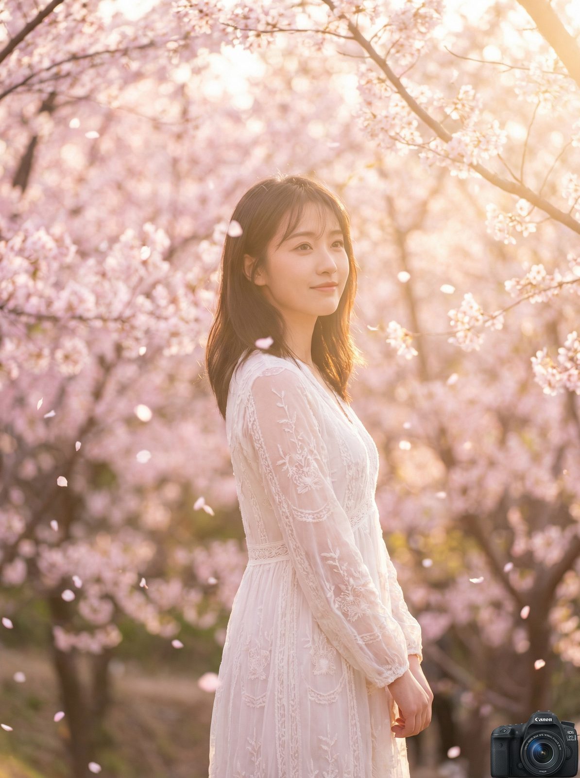 海角写真视频-樱花季唯美写真拍摄